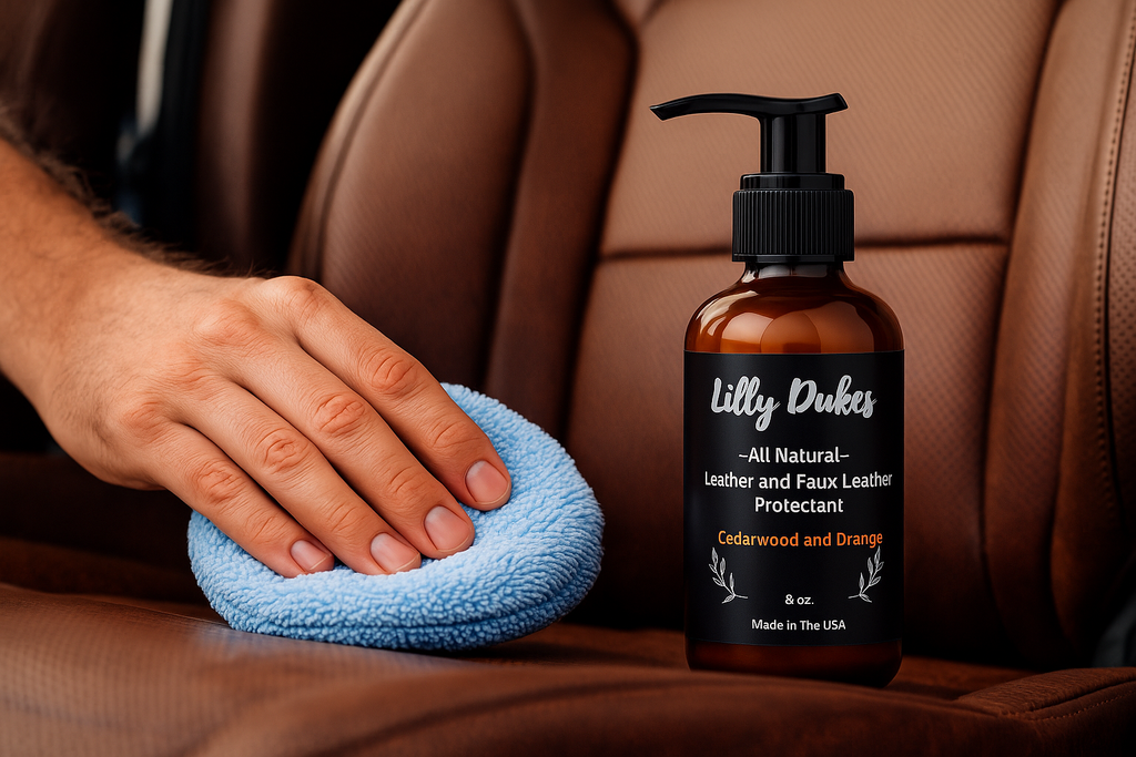 Nature-Powered Leather and Faux Leather Protectant