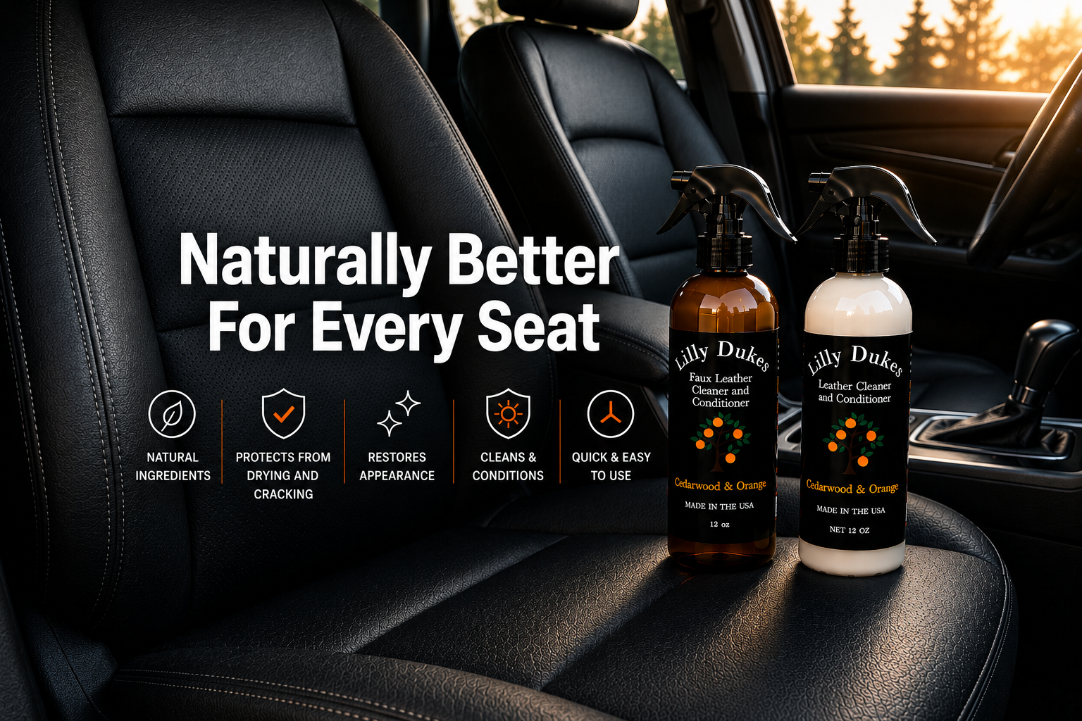2 bottles on car seat