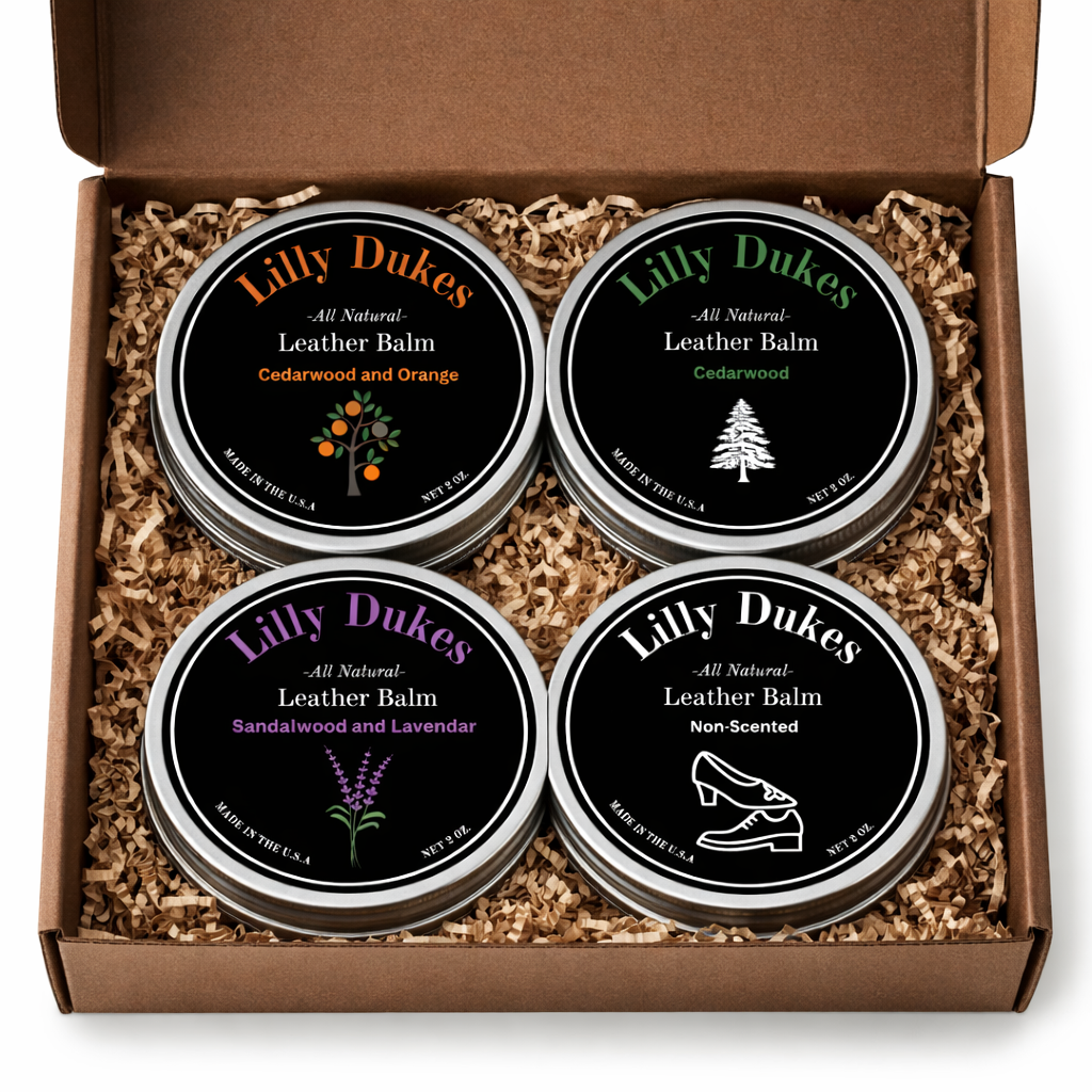 Leather Balm- 4 Pack Gift Set