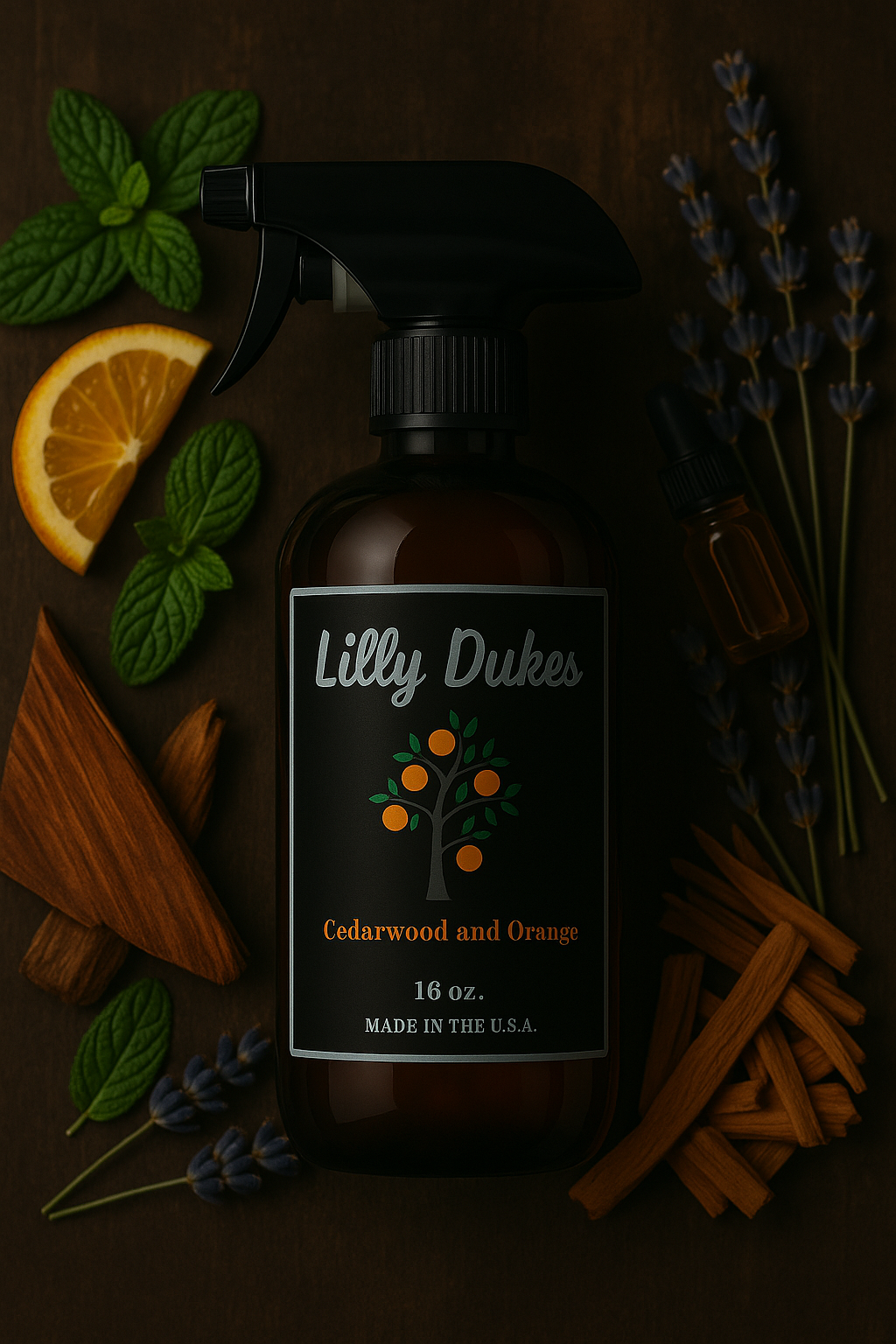 Nature-Powered "2 in 1" Leather Cleaner and Conditioner- Cedarwood and Orange