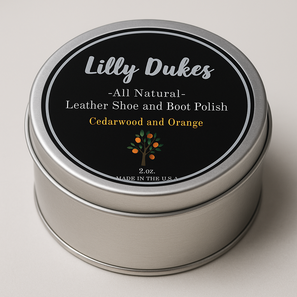 Clear Shoe and Boot Polish - Cedarwood and Orange