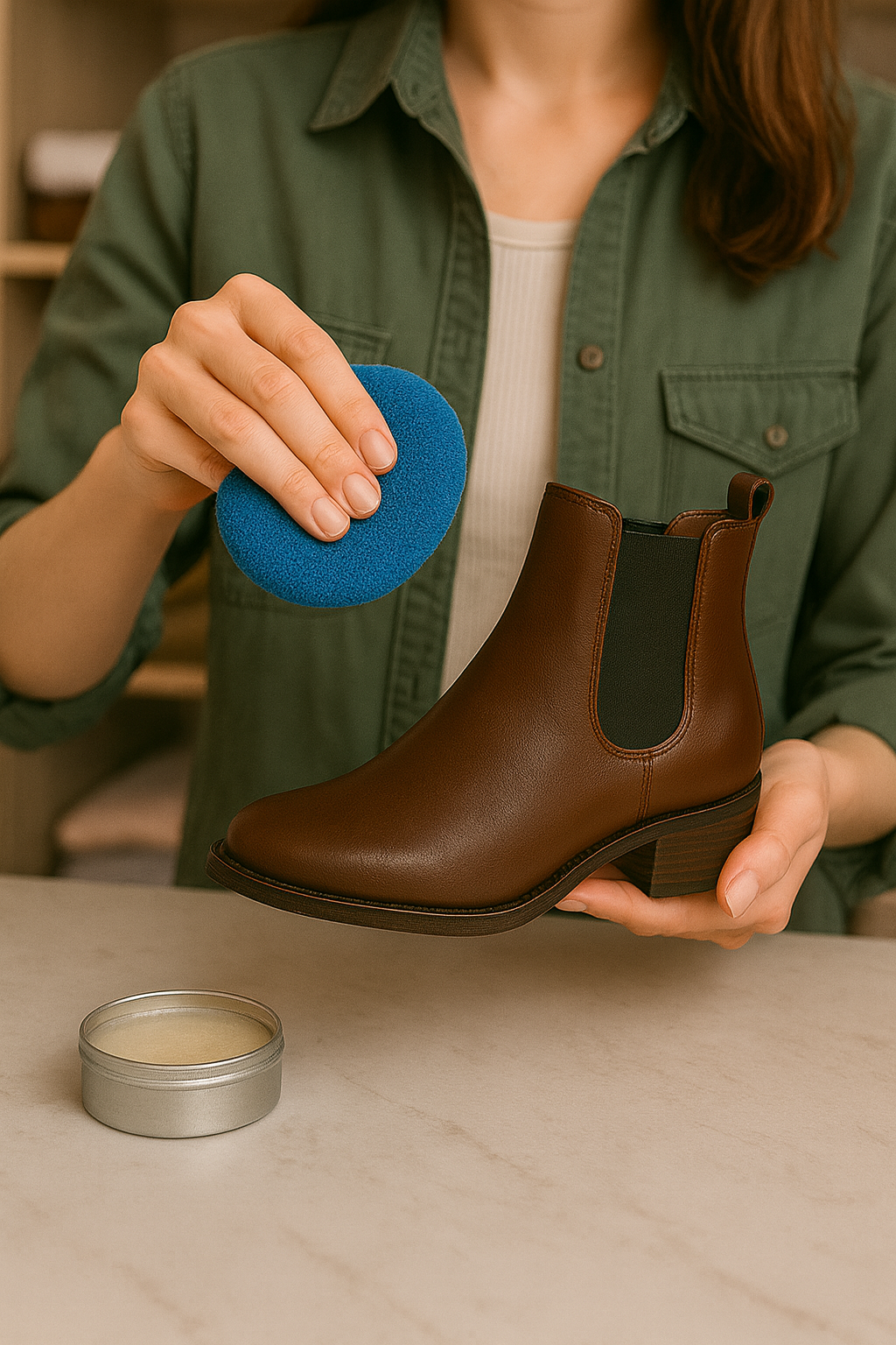 Leather Balm- Cedarwood and Orange
