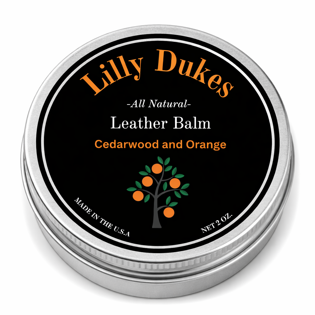 Leather Balm- Cedarwood and Orange